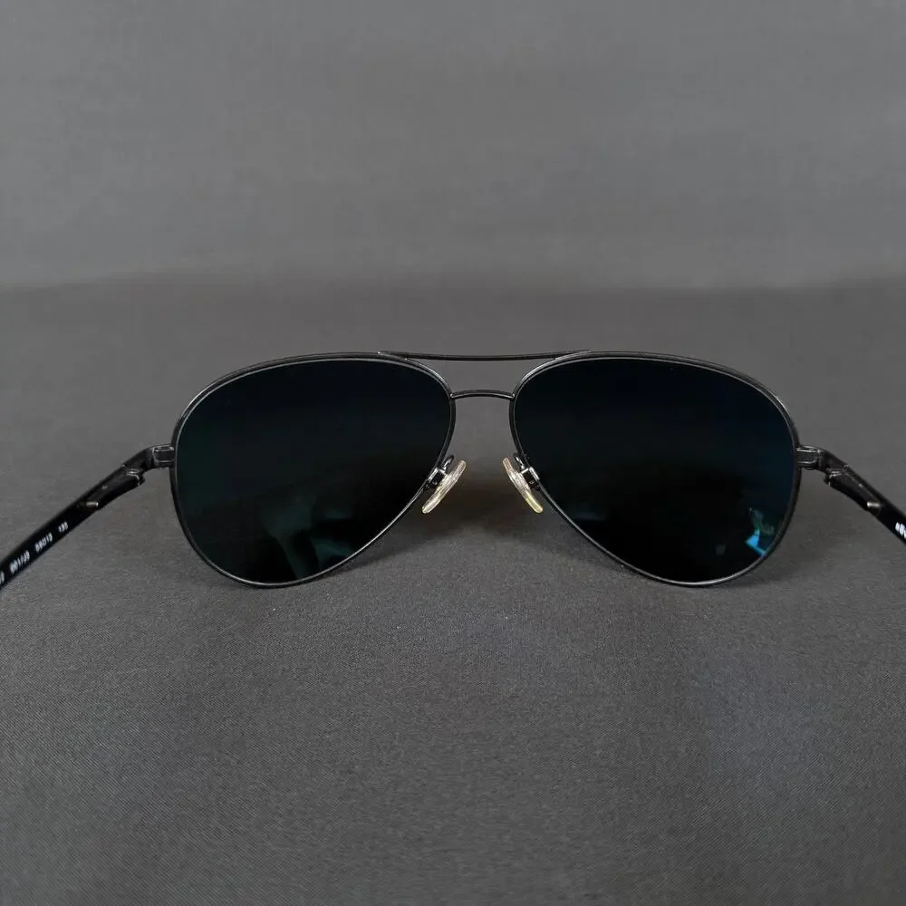 Revo 3052 001/J3 59-13-135 Black Metal Polarized Aviator Sunglasses